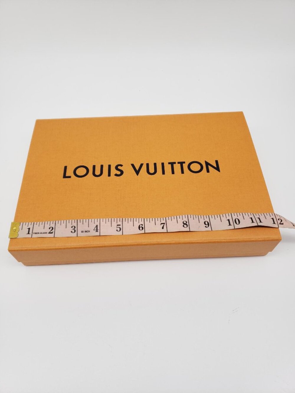 Authentic Louis Vuitton Orange Gift Box with Dust Bag & Blue Ribbon - Picture 3 of 16